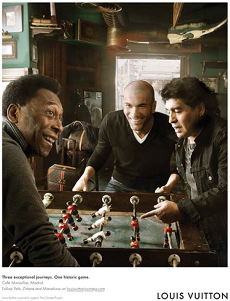 zidane pele maradona louis vuitton|Louis Vuitton Journeys Campaign 2010 With Zidane, Pele And .